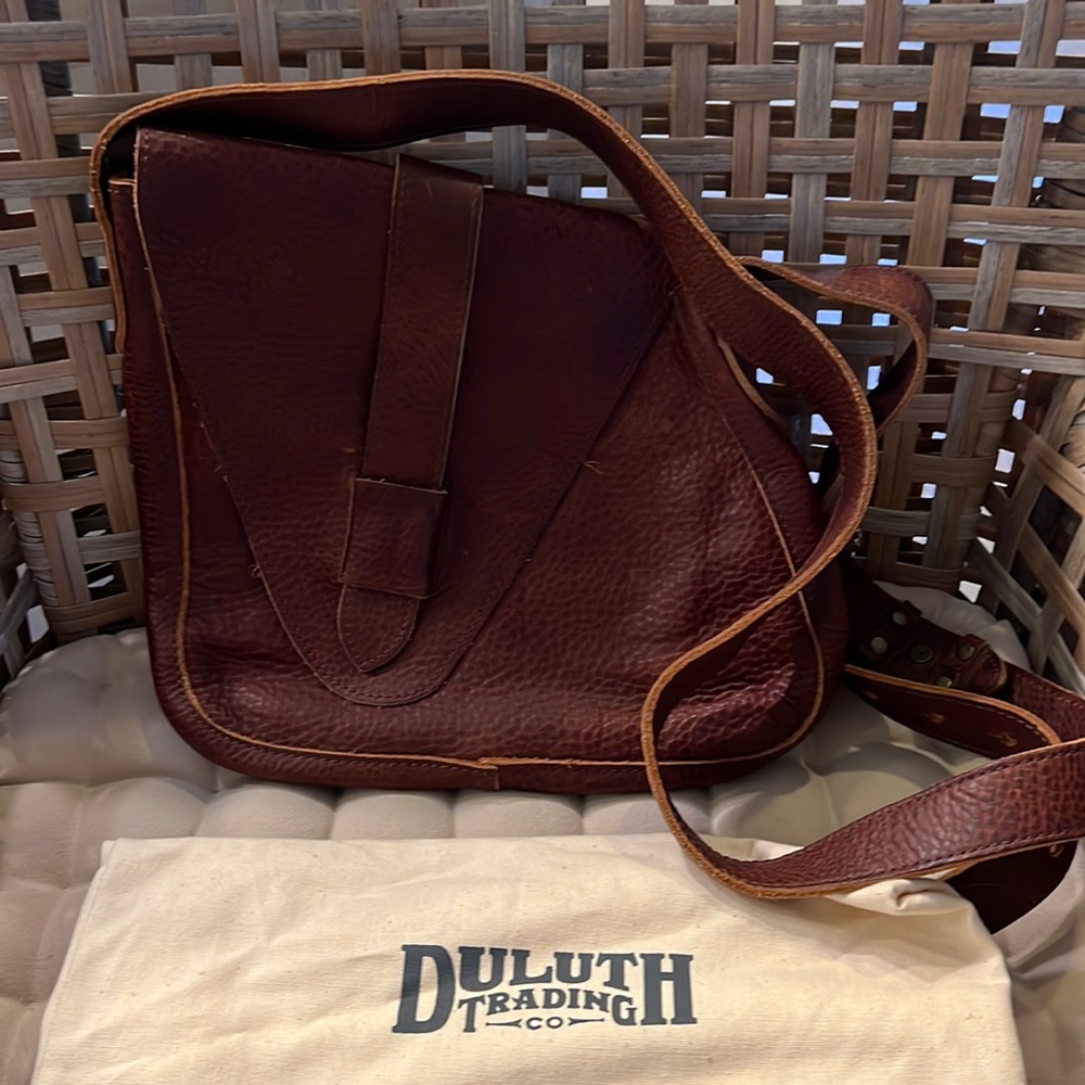 Duluth Trading Co. Leather Crossbody